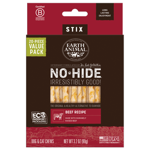 Earth Animal No-hide Stix Value Pack - 20 Count