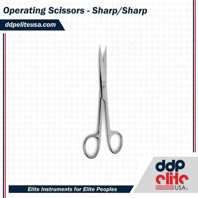 Operating Scissors - Sharp/Sharp | Ddpeliteusa