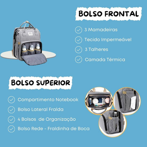 mochila maternidade