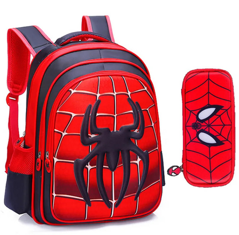 Mochila Homem Aranha Com Estojo