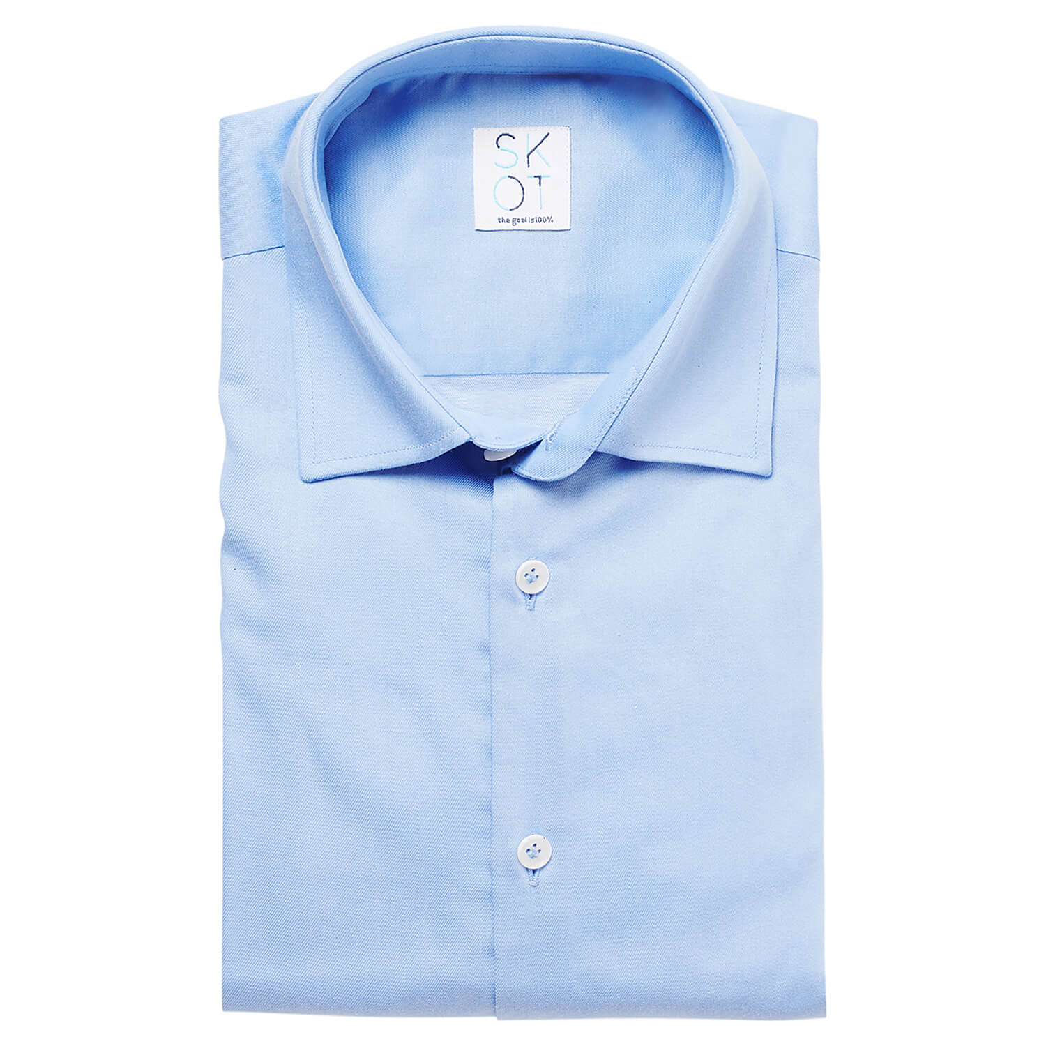 SKOT Fashion Shirt - Slim Fit - Circular Blue -