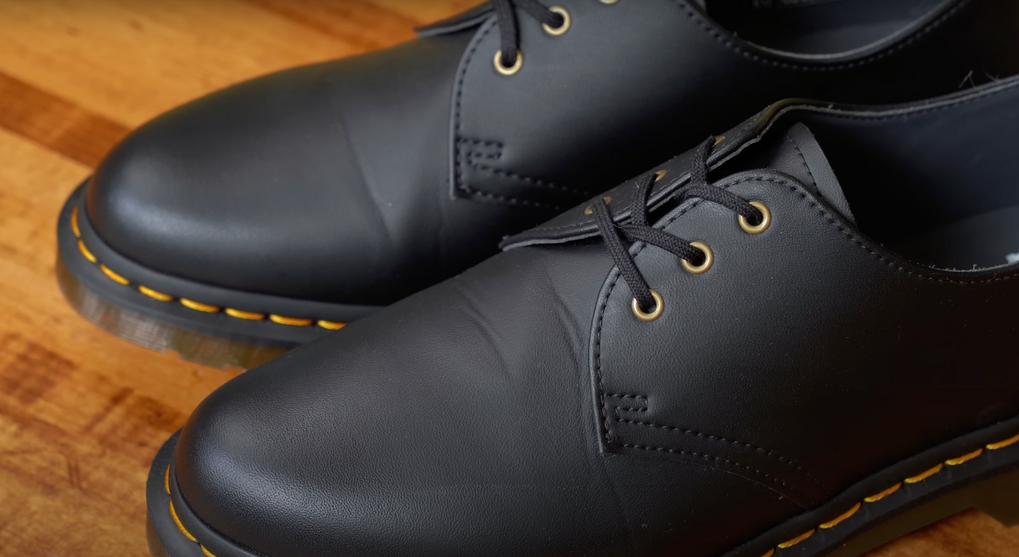Dr. Martens Black Vegan Leather 1461 Oxford Shoes