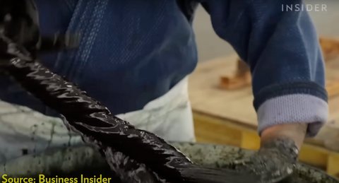 Japanese Natural Indigo Hand-Dyeing process