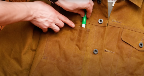 Filson waxed cruiser jacket