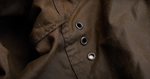 Barbour bedale jacket close up