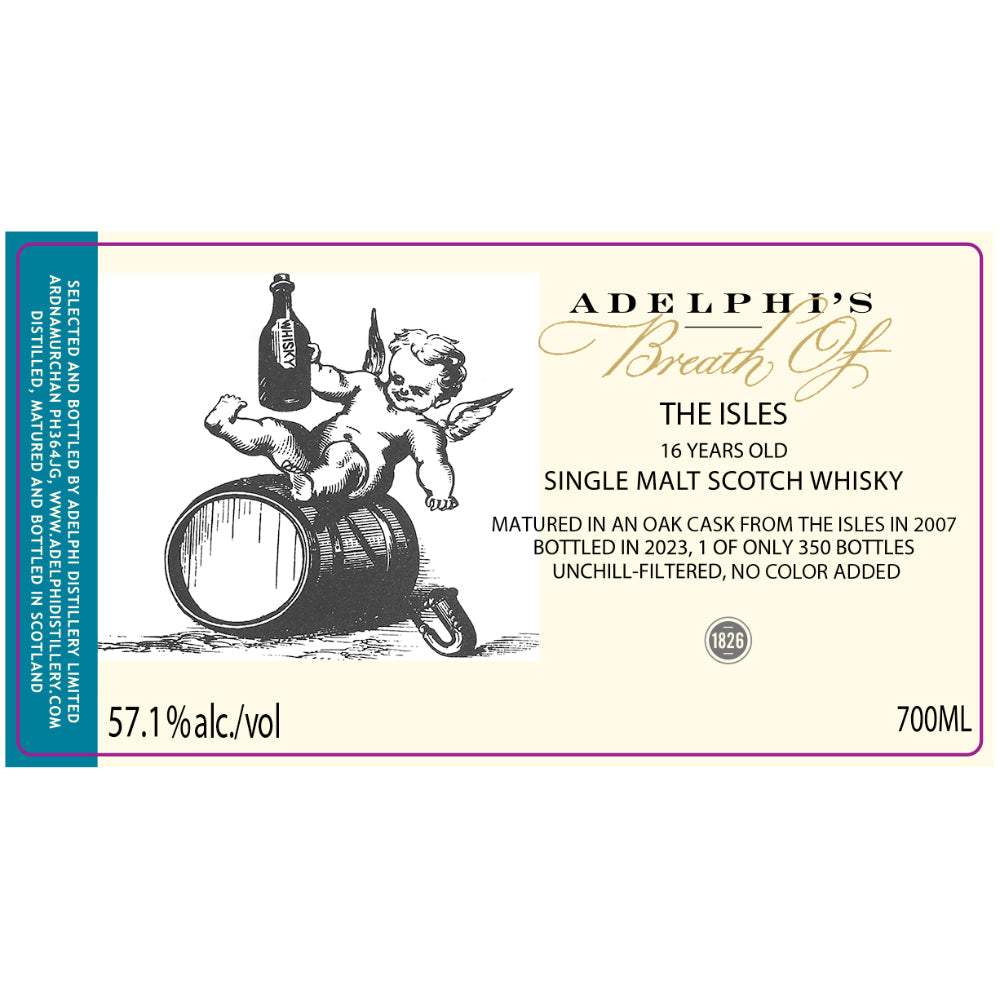 Adelphiâs 2007 16 Year Aged Breath of the Isles Scotch Whisky 700ml