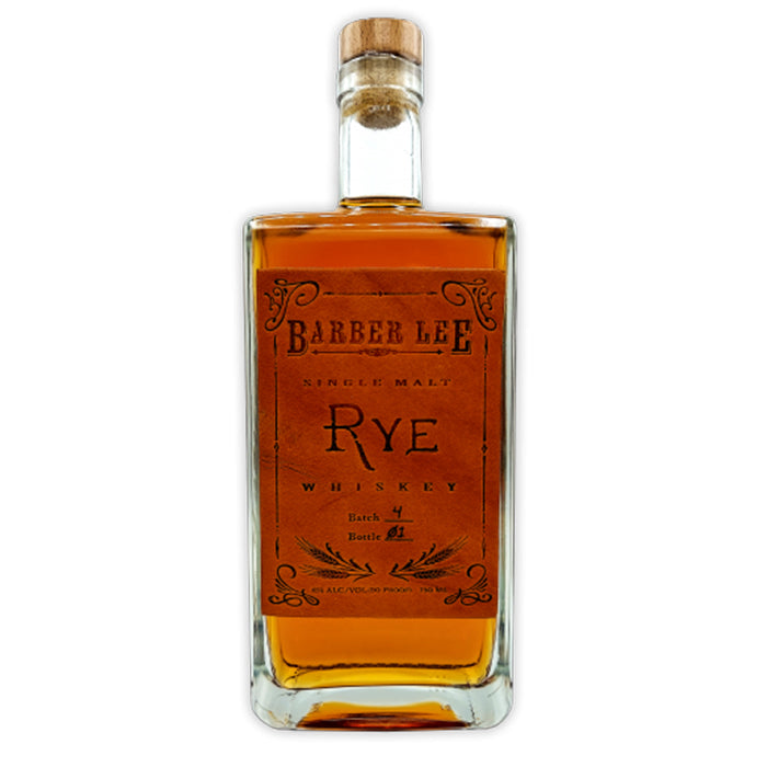 Barber Lee Single Malt Rye Whiskey