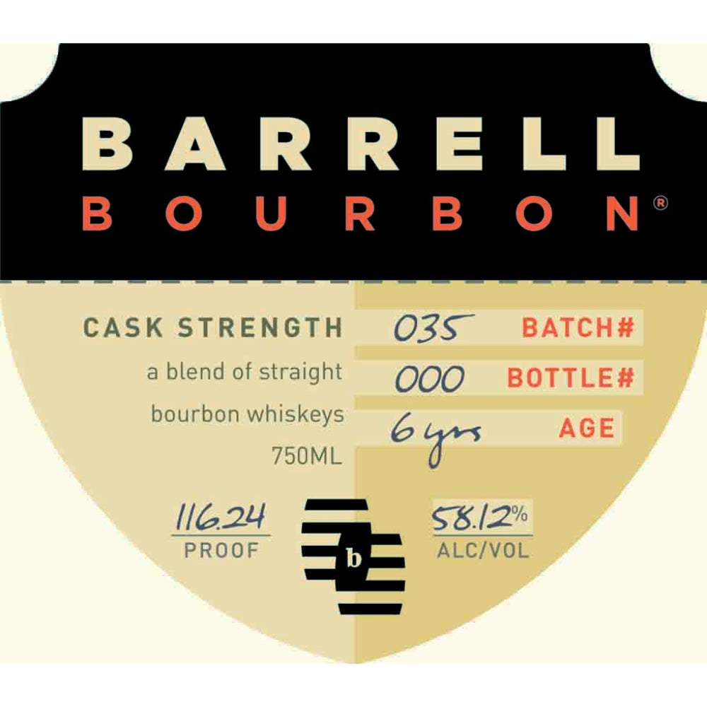 Barrell Batch #35 6 Year Aged Bourbon Whiskey