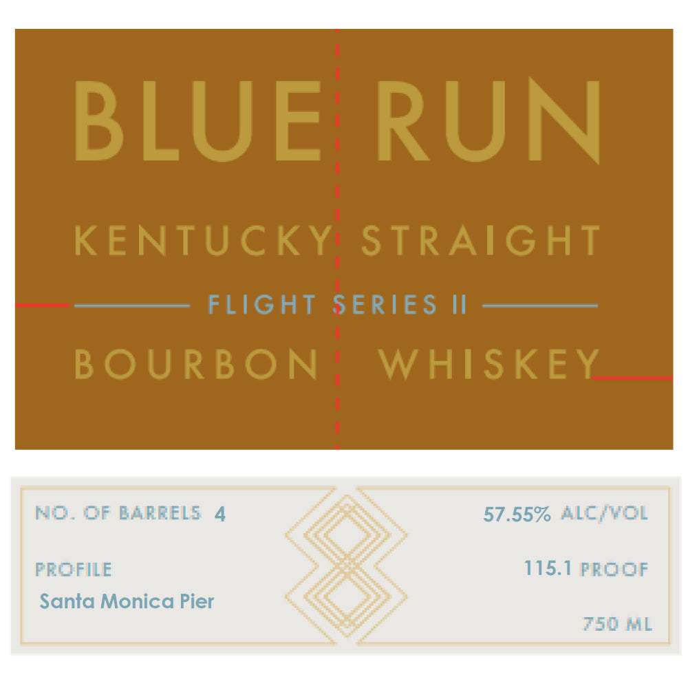 Blue Run Flight Series II âSanta Monica Pierâ Bourbon Whiskey