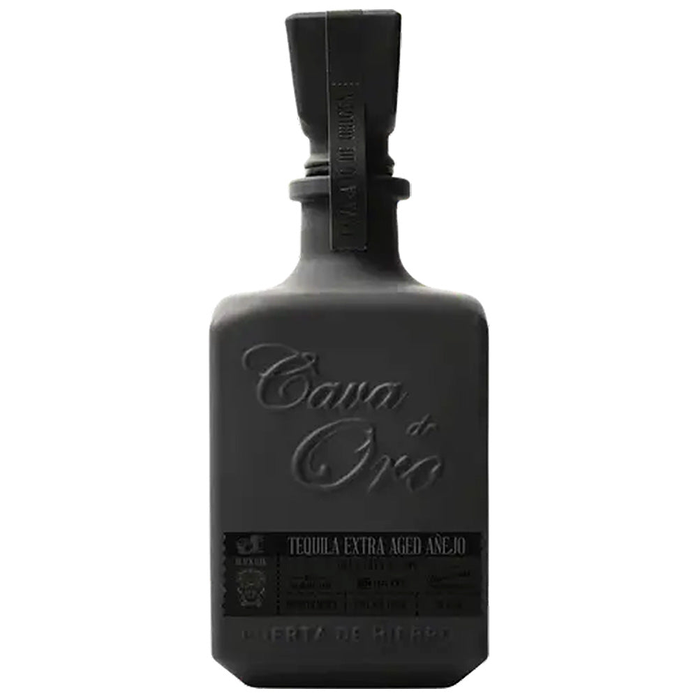 Cava De Oro Extra Aged Anejo Black Tequila