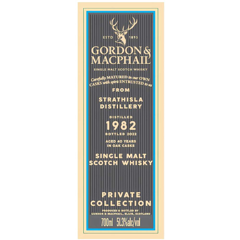 Gordon & Macphail 1982 Strathisla 40 Year Old Private Collection Scotch 700ml