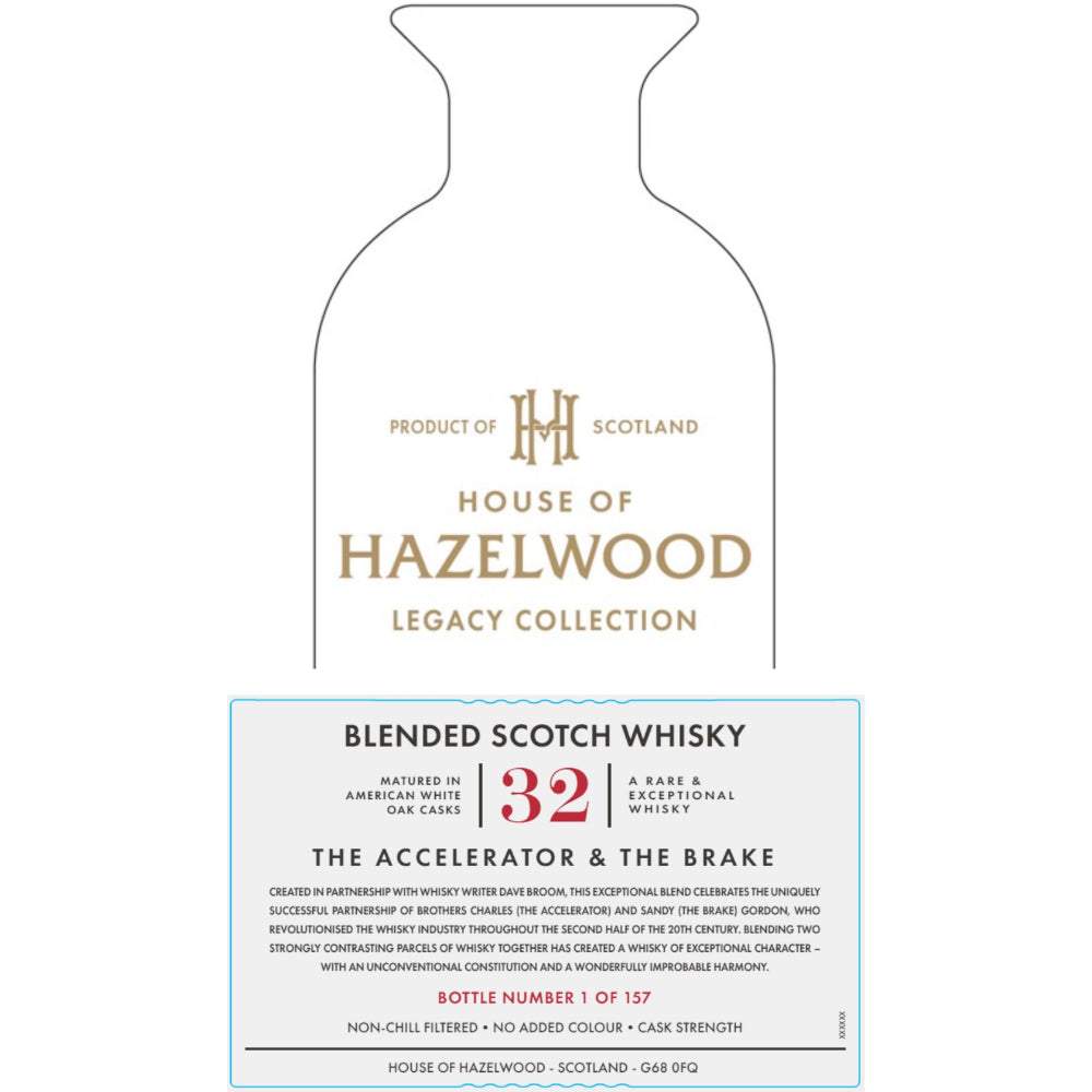 Hazelwood Accelerator & Brake 32 Year Old Blended Scotch Whisky