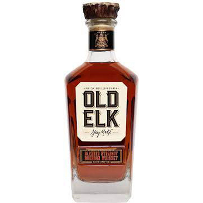 old elk bourbon with pourer