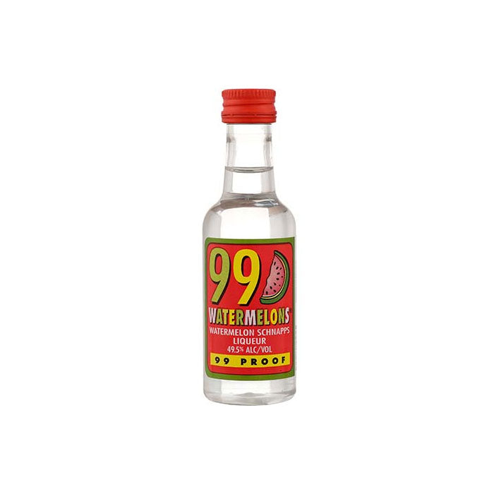 99 Watermelons Liqueur Mini Bottle 50ml