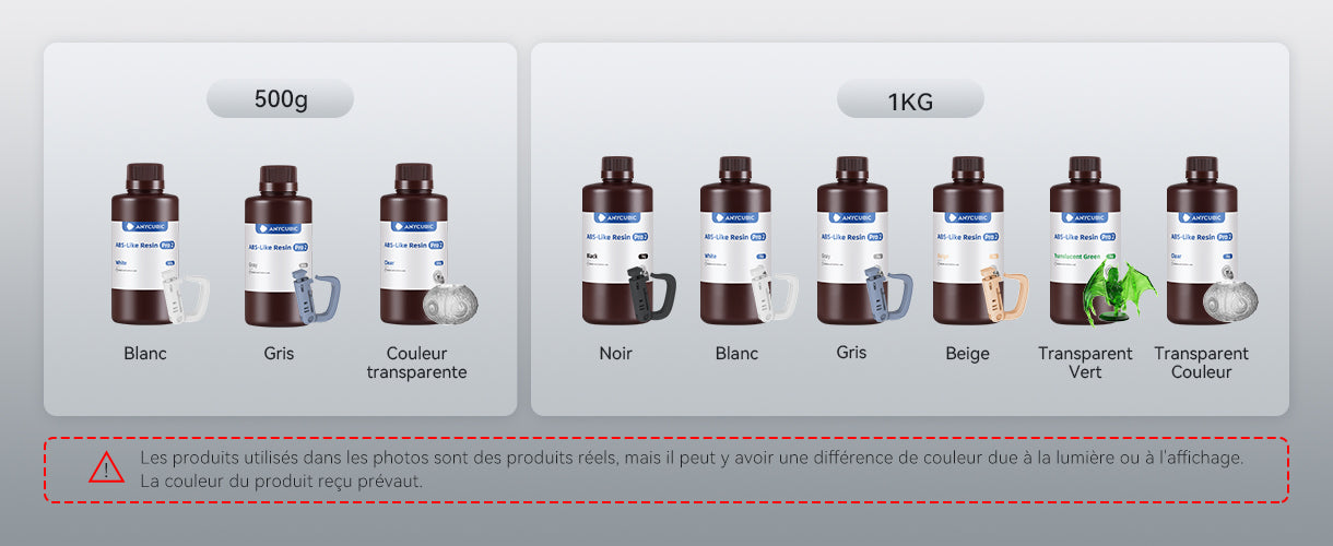 Anycubic ABS-Like Resin Pro 2 - Resin Color