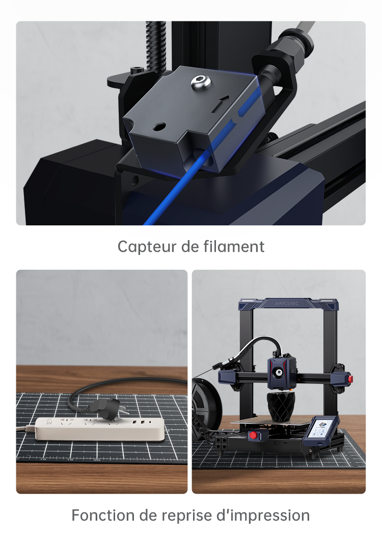 Anycubic Kobra 2 - Détecteur de fin de filament