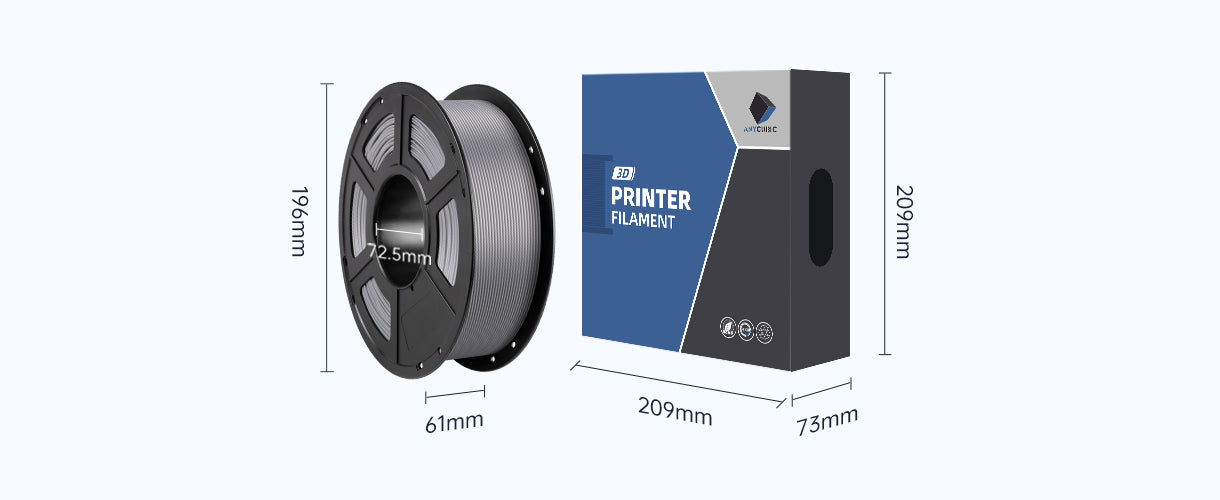 Filament PLA+ Anycubic - Paramètres du Filament