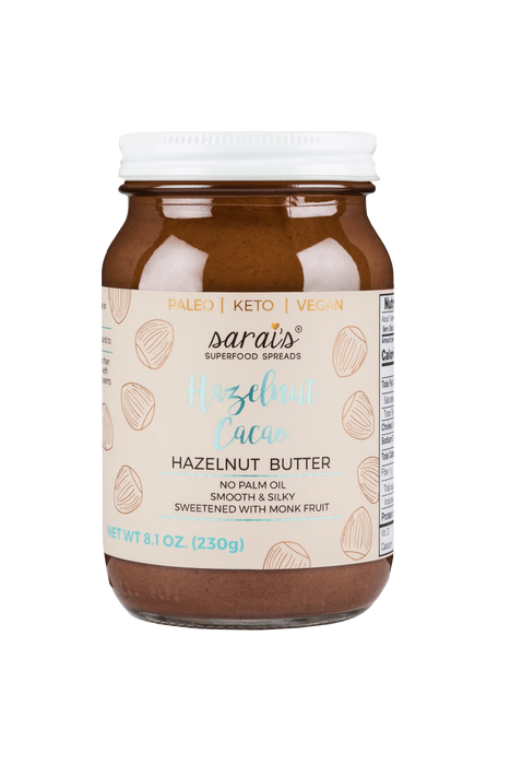 Sarais Spread Hazelnut Cacao Almond Butter — Alta Gama Foods