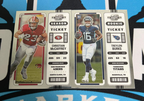 2022 Panini Black Matt Corral Futuristic RC Jersey /125 Carolina Panthers