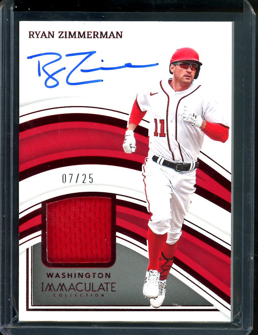 Panini Ryan Zimmerman Auto Racing Trading Cards