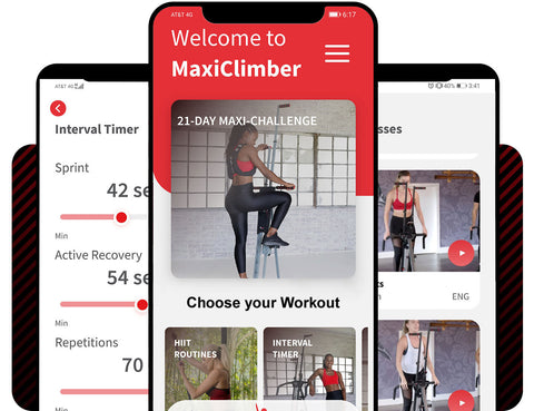 MaxiClimber Fiteness App