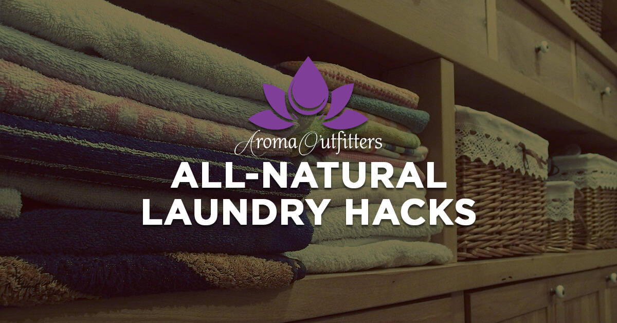 doing laundry with essential oils