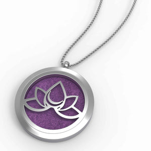 aroma outfitters lotus flower diffuser necklace