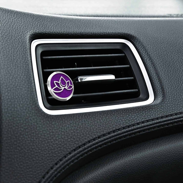 car diffuser vent clip lotus flower