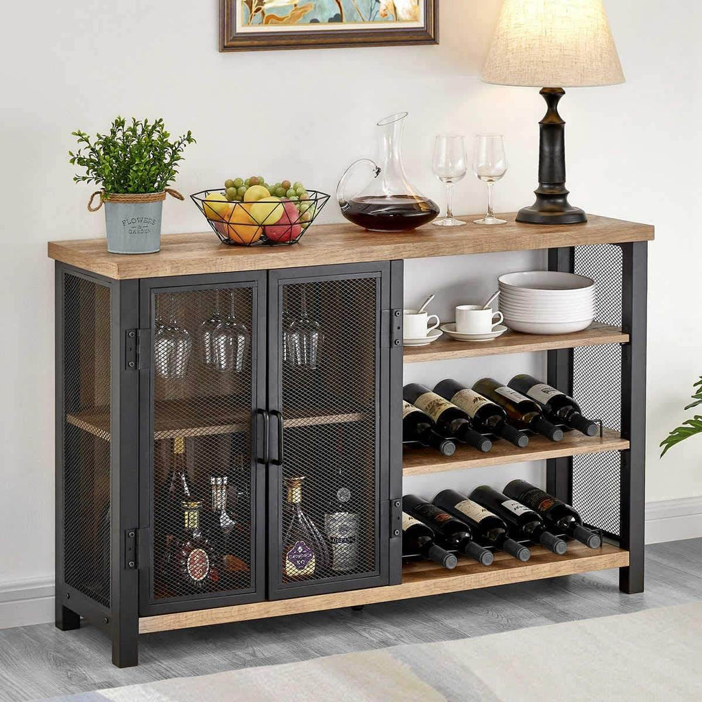  Bon Augure Industrial Wine Bar Cabinet