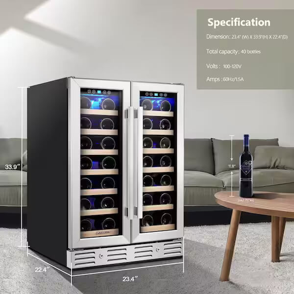 Kalamera 24” Wine Cooler Refrigerator