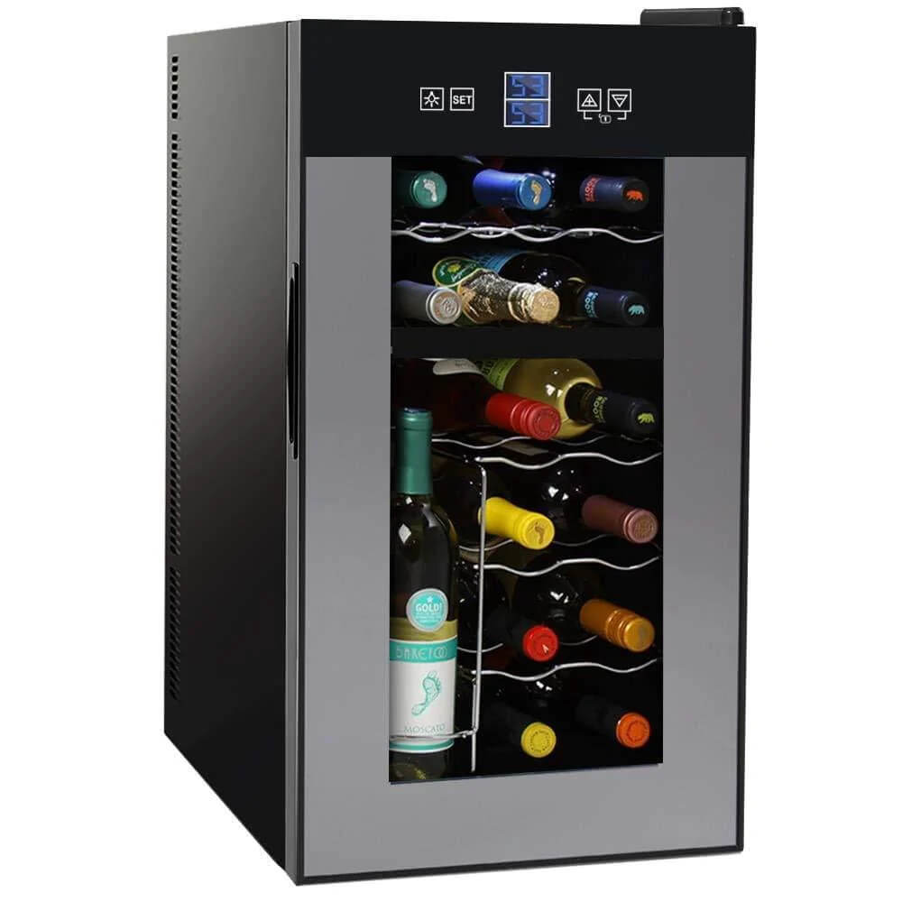 NutriChef 18-Bottle Wine Fridge