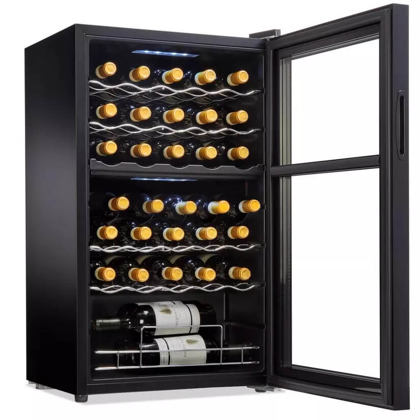 Wine Enthusiast 32-Bottle Dual Zone Wine Cooler