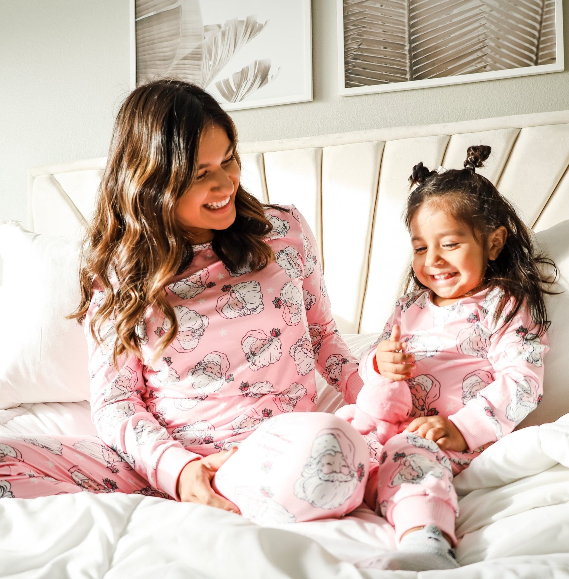 Mommy and Me Matching Pajama, 2 Piece Sleepwear Set Valentine's Day Themed