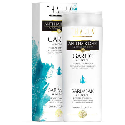 Bedankt Zakje Contract Thalia Knoflook en Ginseng Shampoo 300 ml – Thalia Cosmetics