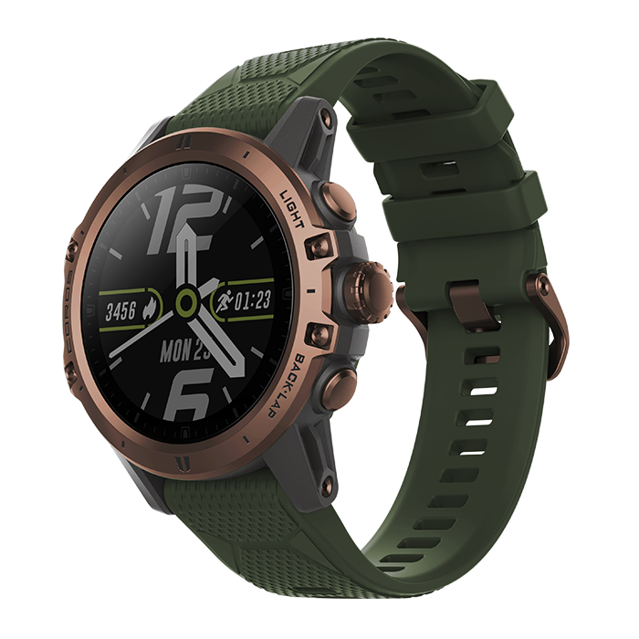 流行のアイテム COROS カロス VERTIX GPS Adventure Watch Silicone #Lava 25777  バーティックス2