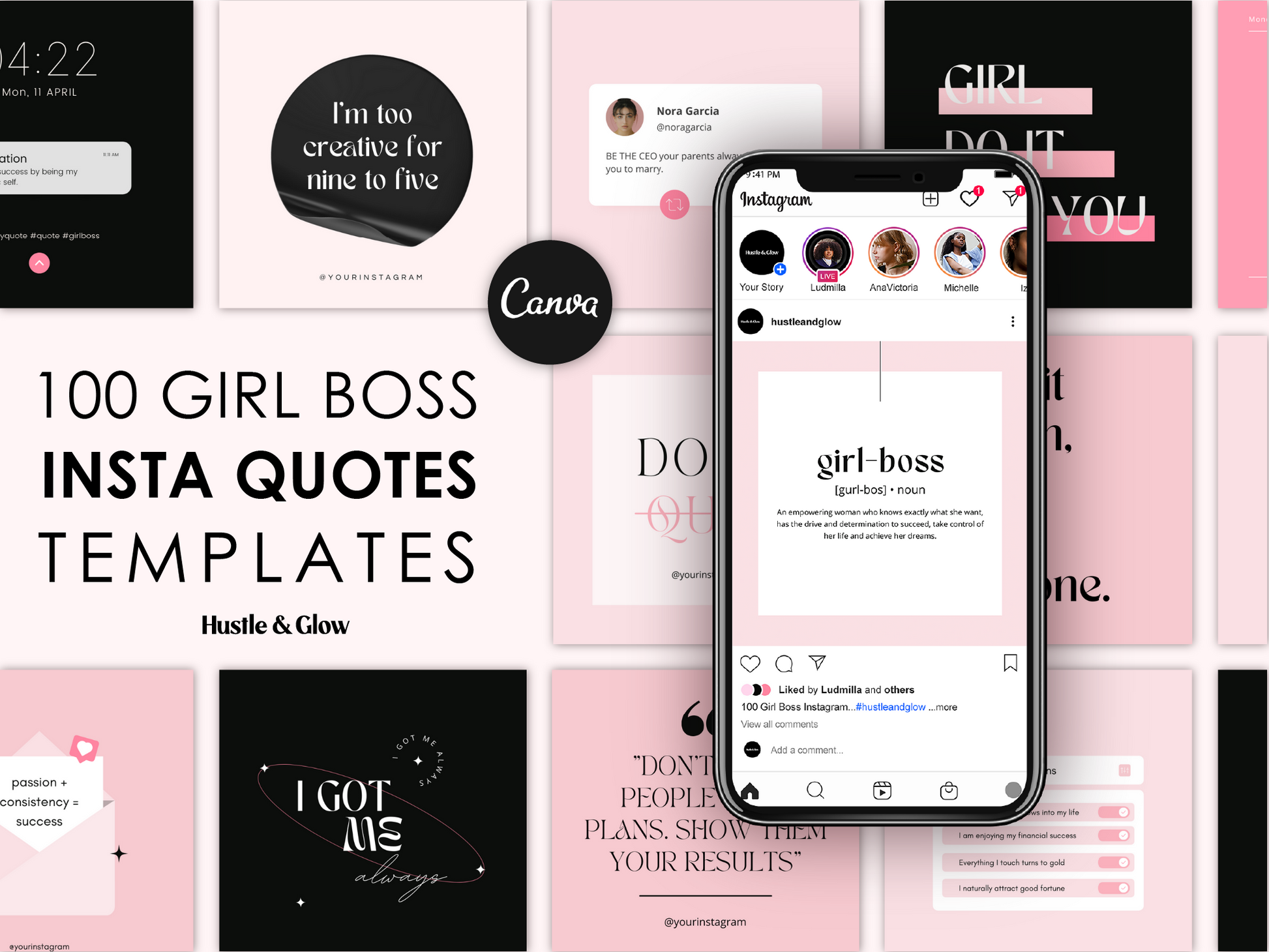 design-templates-templates-100-quotes-for-instagram-post-girl-boss