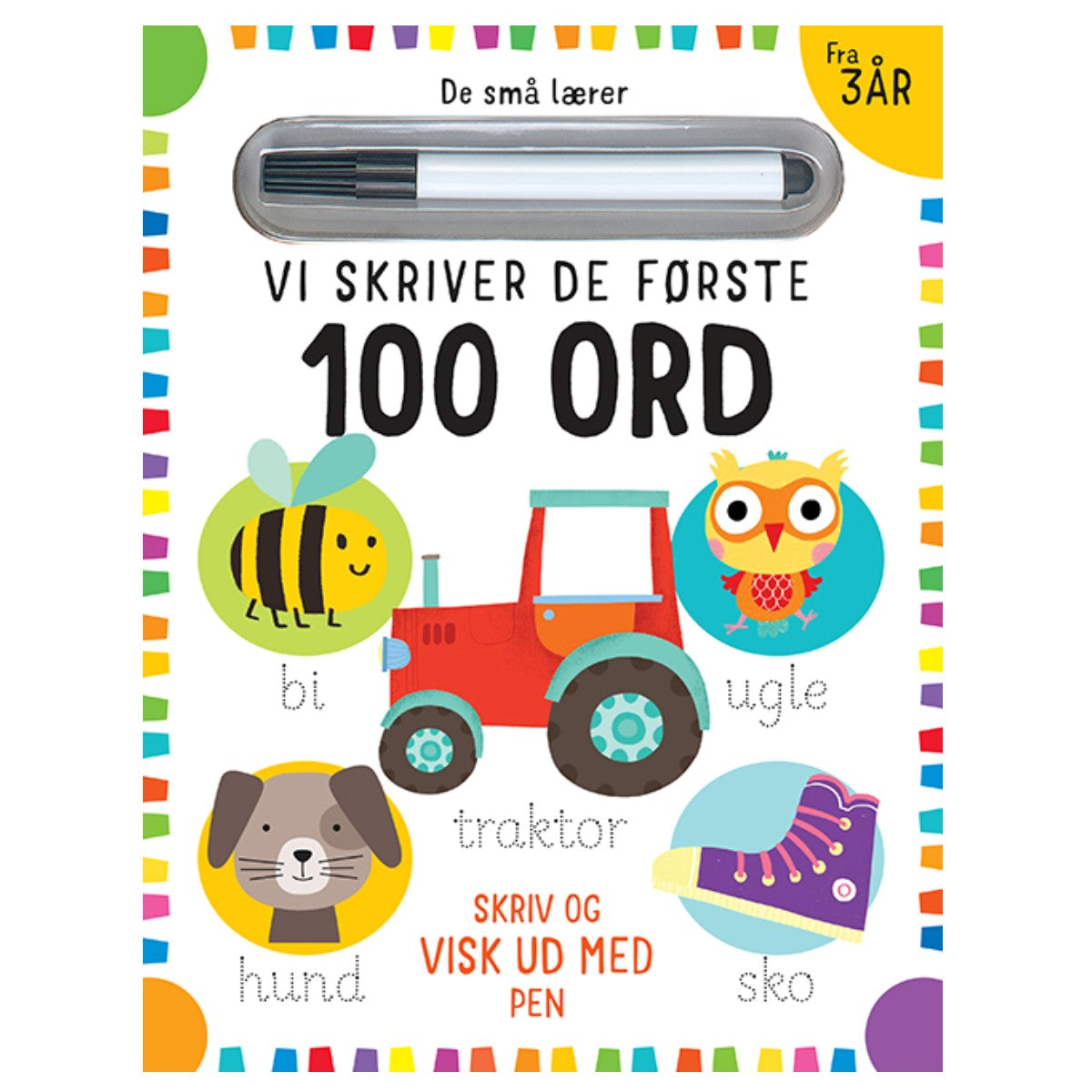 Billede af Skriv og Visk Ud, De Første 100 Ord