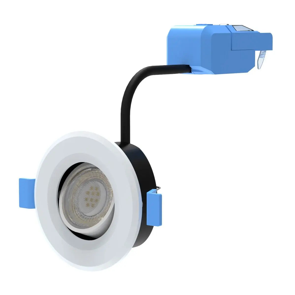 View 6w TiltAdjustable IP65 Fire Rated LED Downlight Various Finishes information