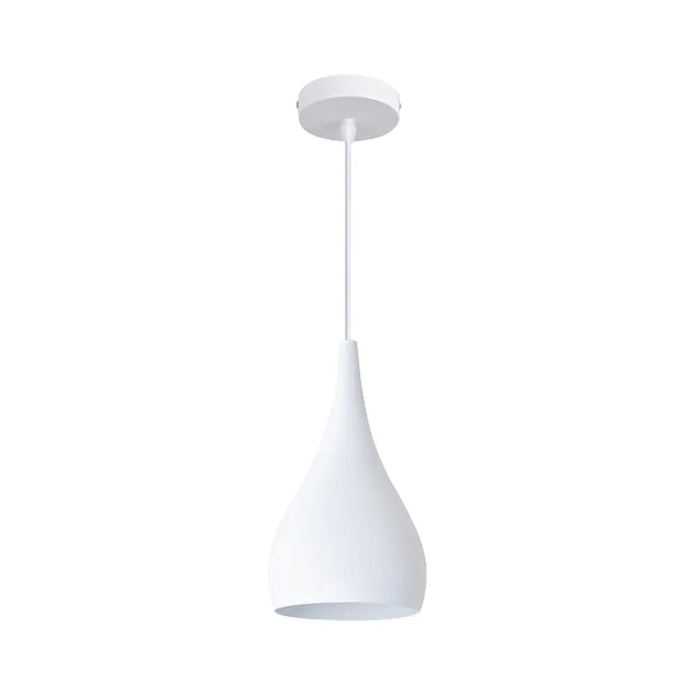 View White Teardrop LED Pendant Light information