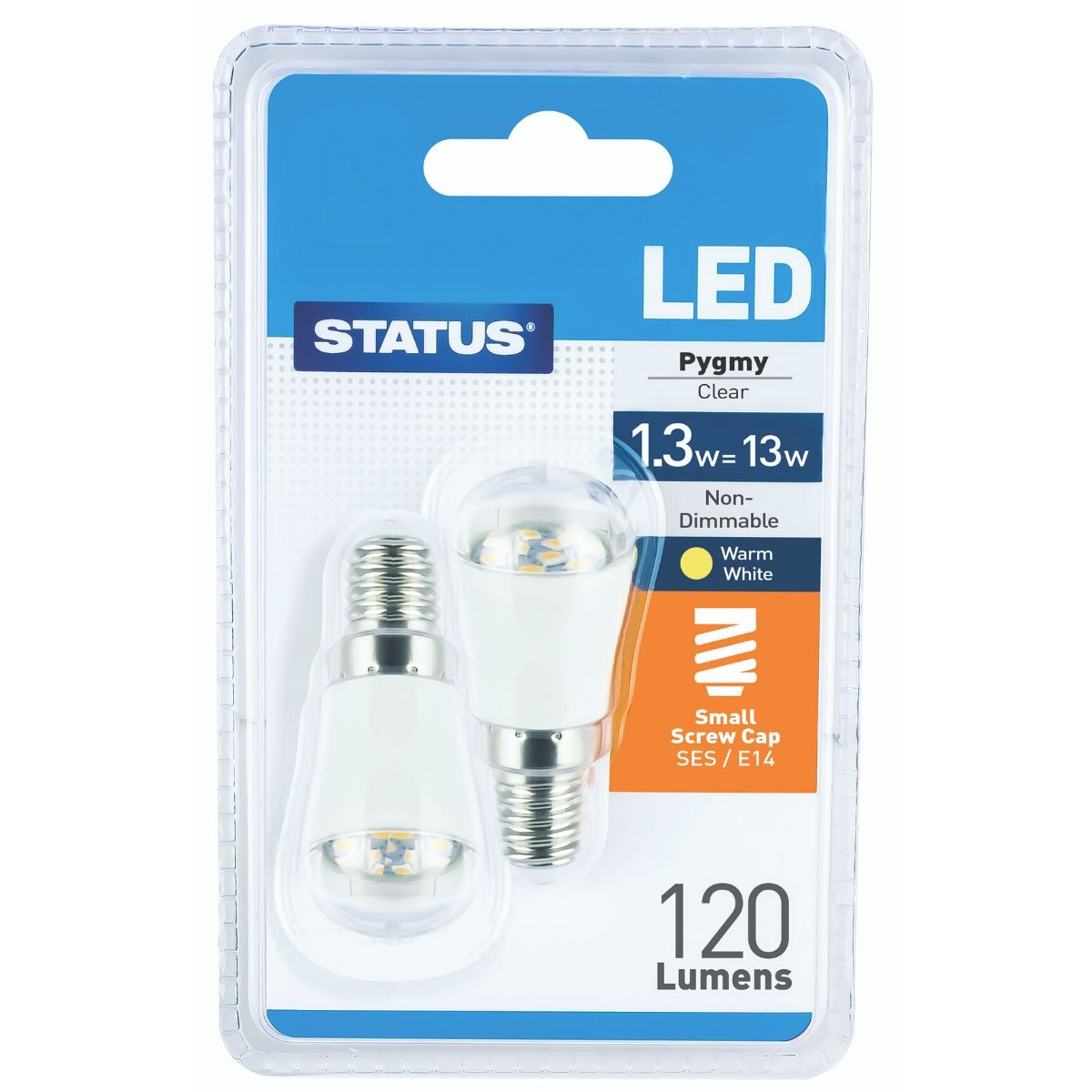 View 2 x 13w Pygmy Fridge LED Bulbs information