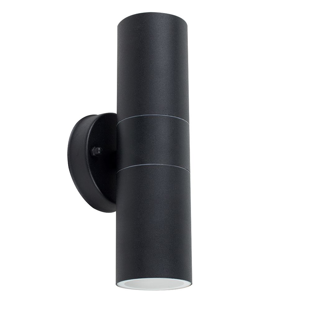 View Twin Black Outdoor Wall Light LED Supplier information