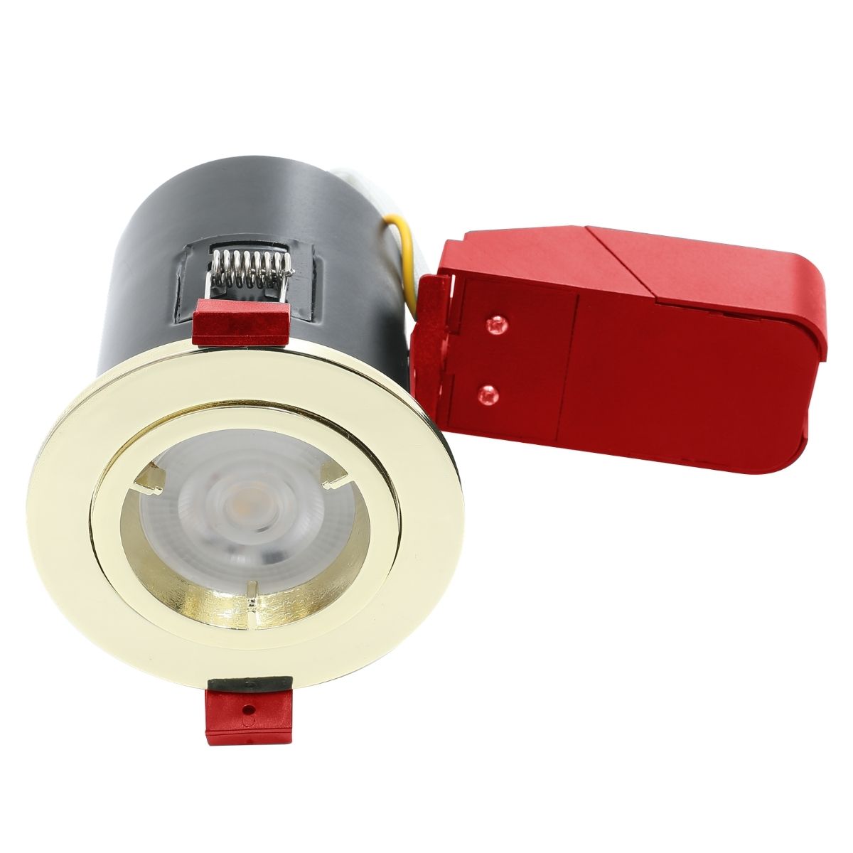 View DieCast Fire Rated Downlight Twist Lock Fixed Brass information