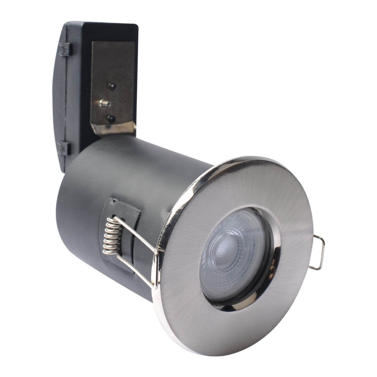 View Brushed Chrome Fire Rated GU10 IP65 Downlight information