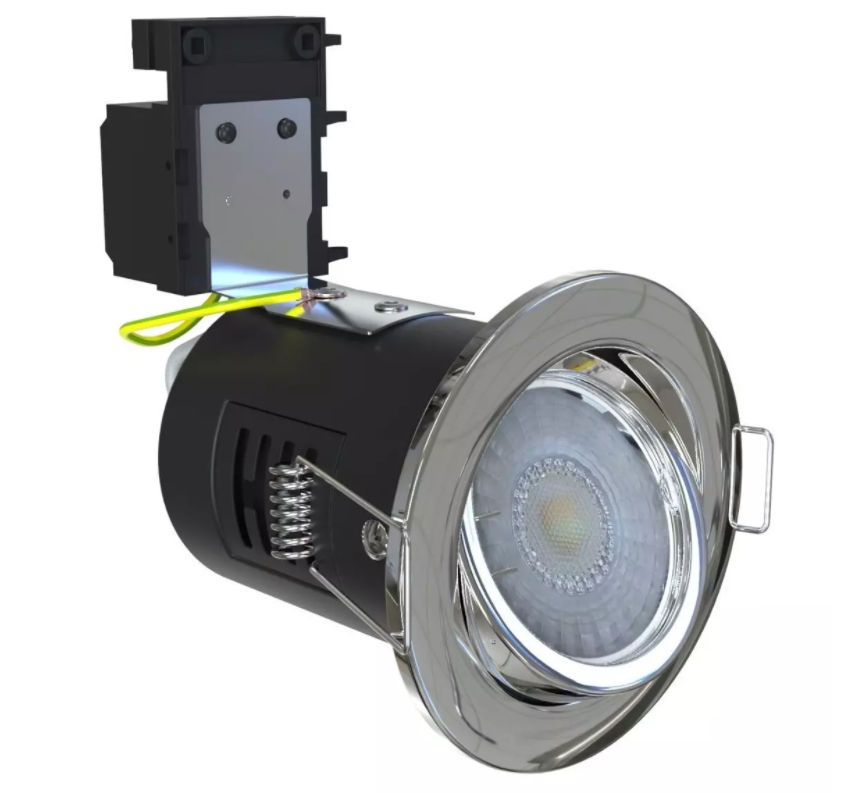 View Chrome Tilt Fire Rated Downlight LED Supplier information