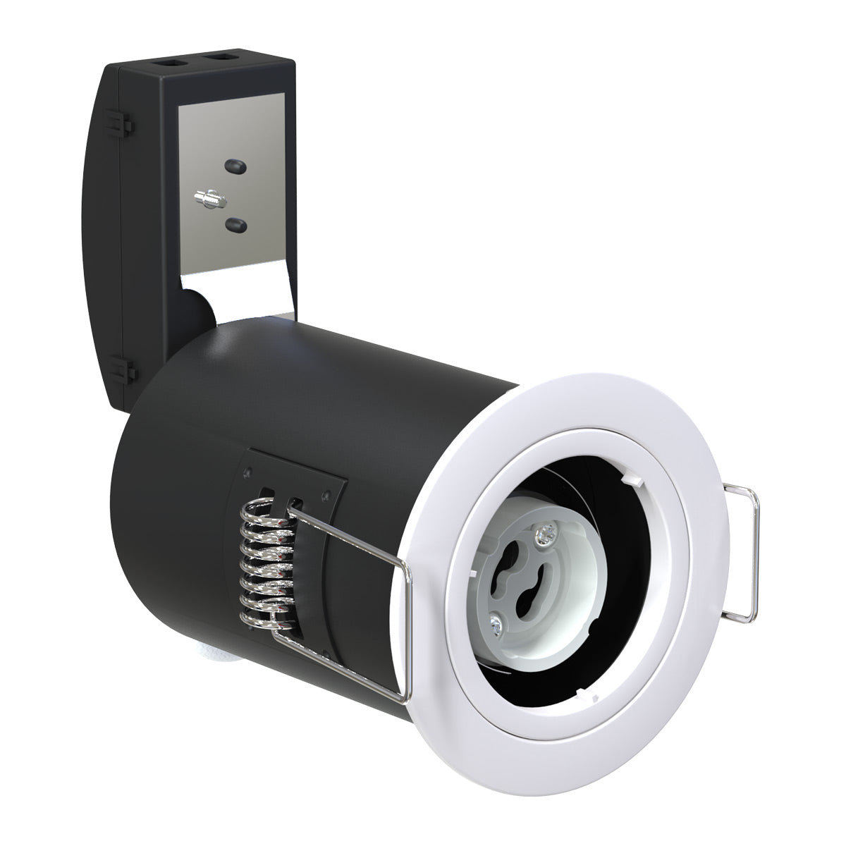 View White Fixed GU10 Fire Rated Aluminium Downlight information
