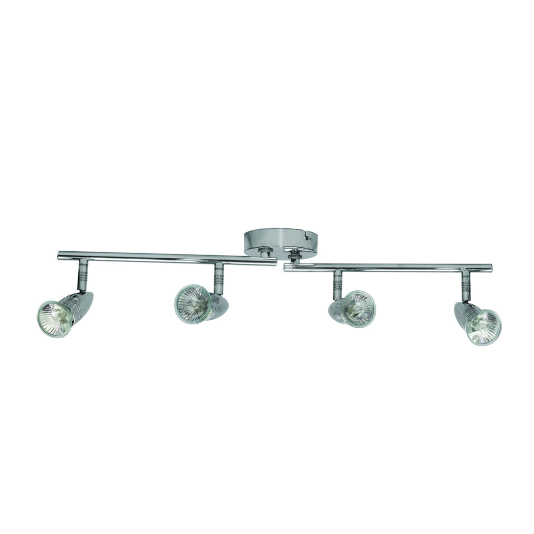 View 4 Light Ceiling Spotlight GU10 information