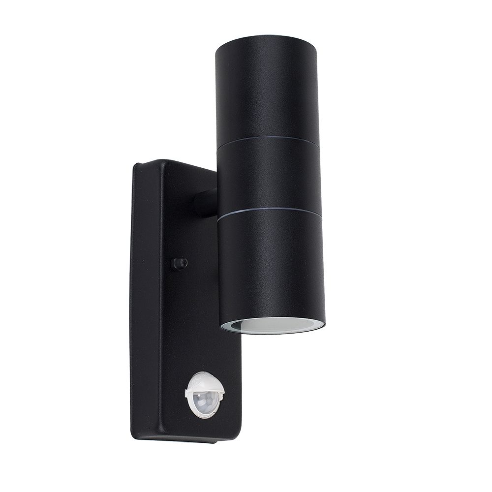 View Twin Black Outdoor IP44 Wall Light LED Supplier information