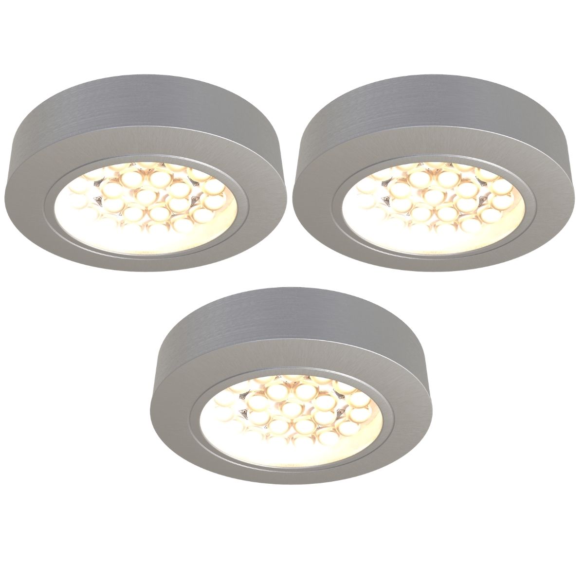 View 3 Pack Surface Mounted Under Cabinet Lights information
