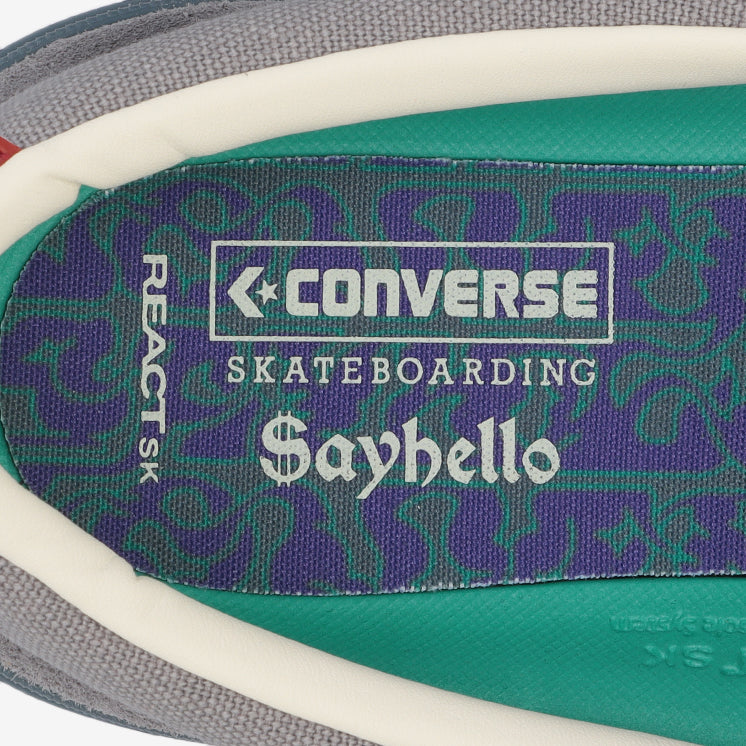 CONVERSE SKATEBOARDING　コンバーススケートボーディング　SAYHELLO　セイハロー　CS SLIP-ON SK SAYHELLO +
