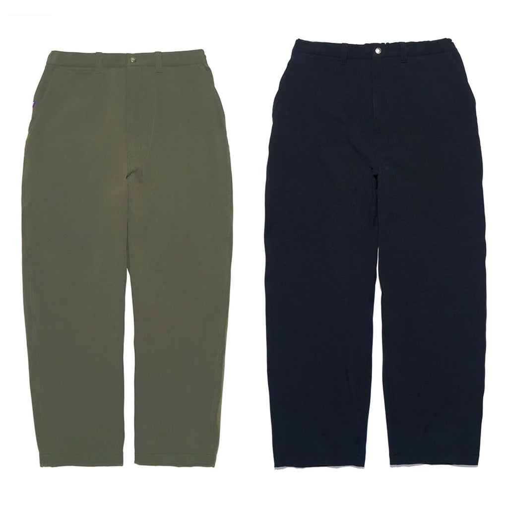 STRETCH TWILL WIDE TAPERED FIELD PANTS